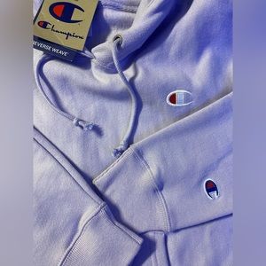 Champion Hoodie, Light Purple Xs